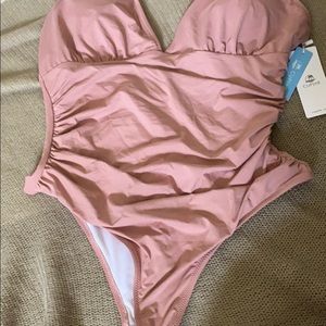 One piece bathing suit